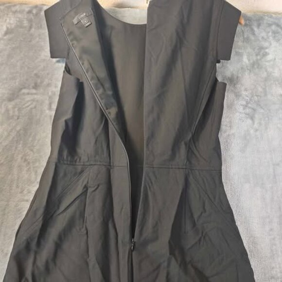 j.Crew Womens Black Resume Sleek Professional‎ Corporate Chic Quiet Luxury Dress - Picture 9 of 12